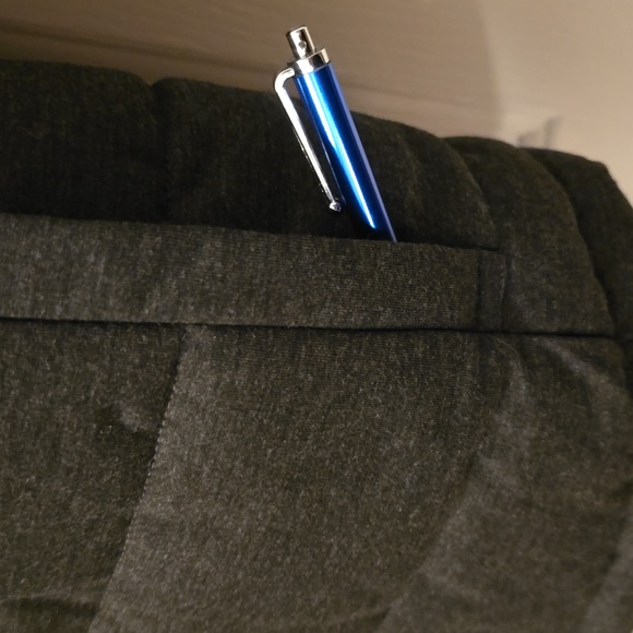 STYLUS BRAND MENS DARK GRAY HEATHER SNAP FRONT WINTER COAT SIZE MEDIUM - Picture 7 of 15